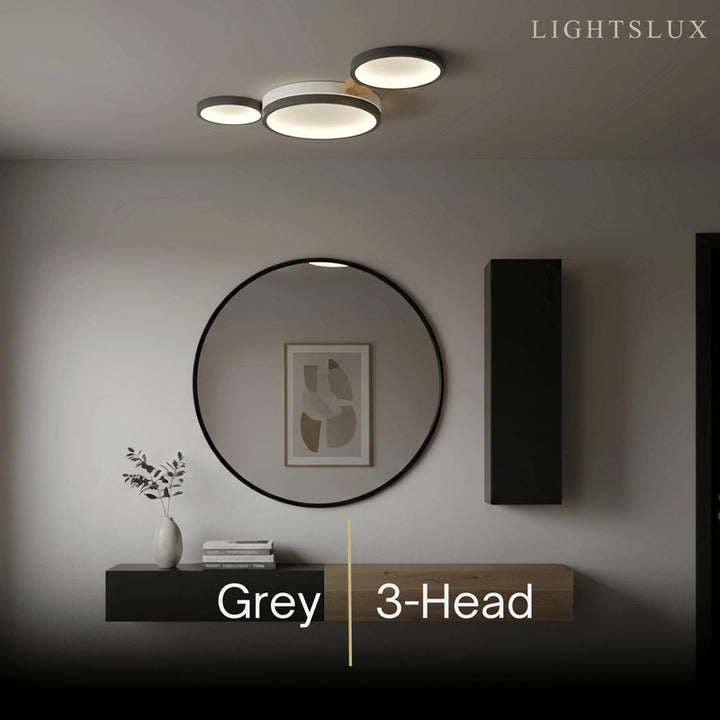Flush-mount Ceiling Light - Multi-Head Round Cluster