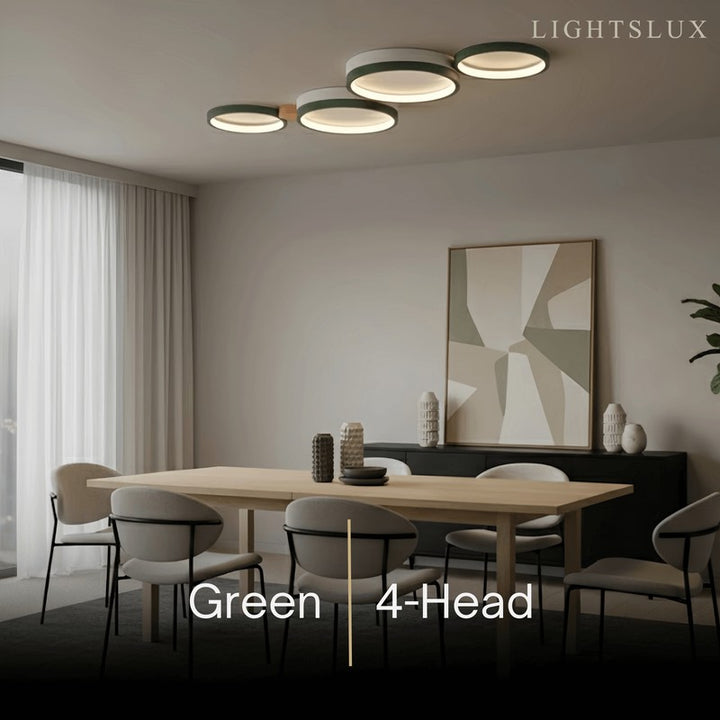 Flush-mount Ceiling Light - Multi-Head Round Cluster