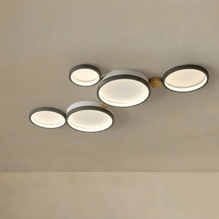 Flush-mount Ceiling Light - Multi-Head Round Cluster