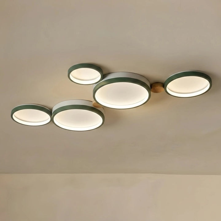 Flush-mount Ceiling Light - Multi-Head Round Cluster