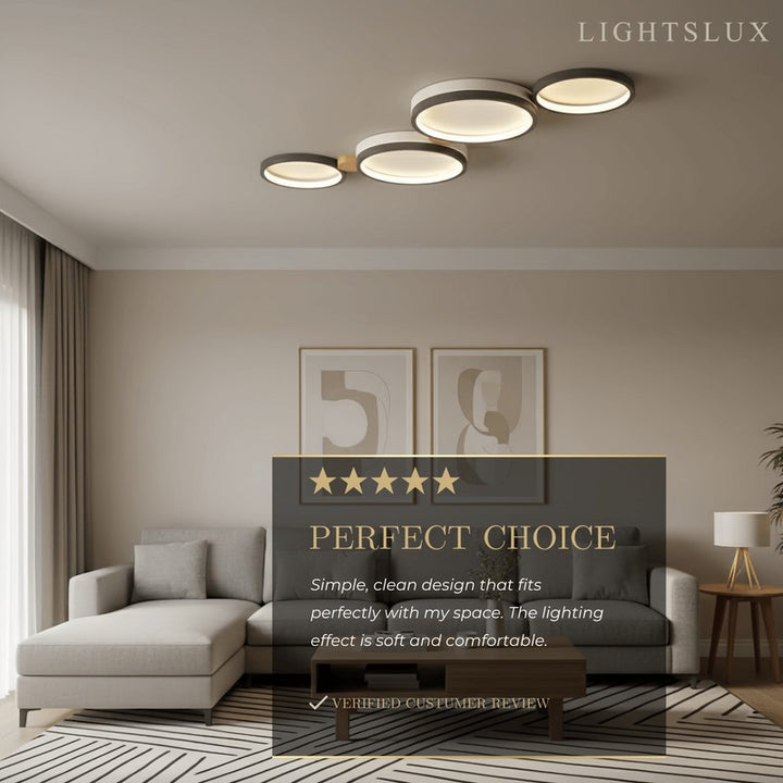 Flush-mount Ceiling Light - Multi-Head Round Cluster