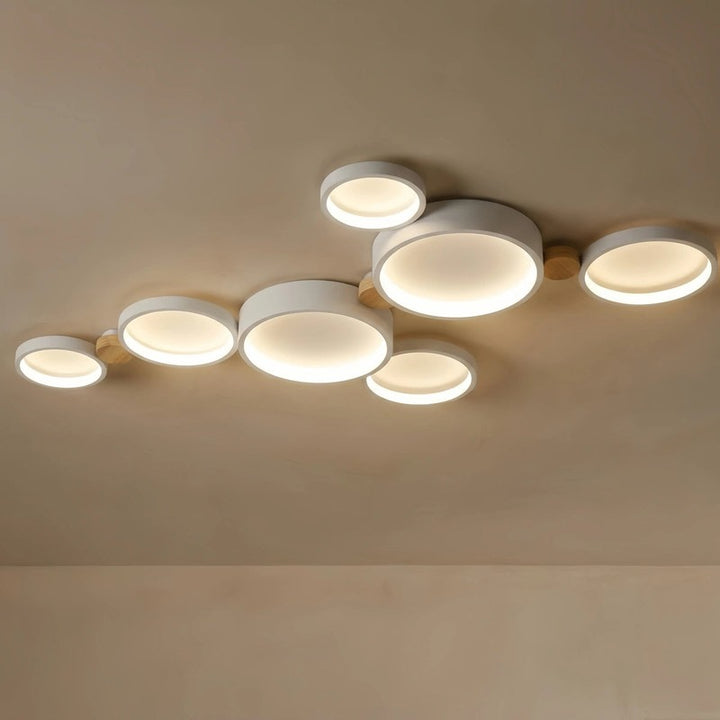 Flush-mount Ceiling Light - Multi-Head Round Cluster