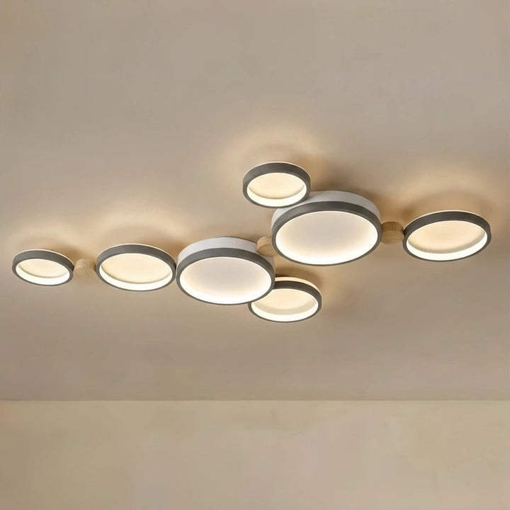 Flush-mount Ceiling Light - Multi-Head Round Cluster