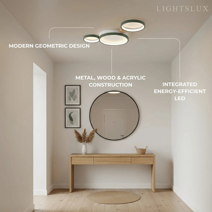 Flush-mount Ceiling Light - Multi-Head Round Cluster