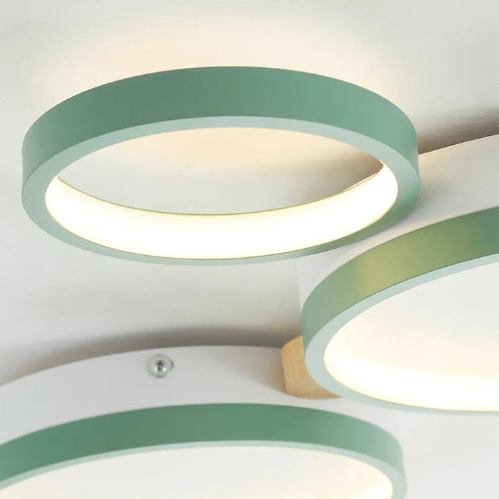 Flush-mount Ceiling Light - Multi-Head Round Cluster