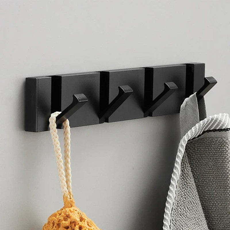 Foldable Wall-Mounted Hook Rack - Fold-Flat Hooks
