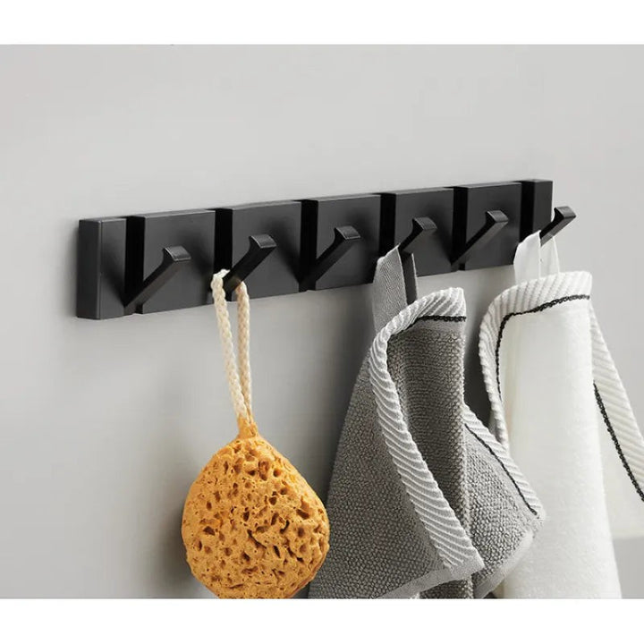 Foldable Wall-Mounted Hook Rack - Fold-Flat Hooks