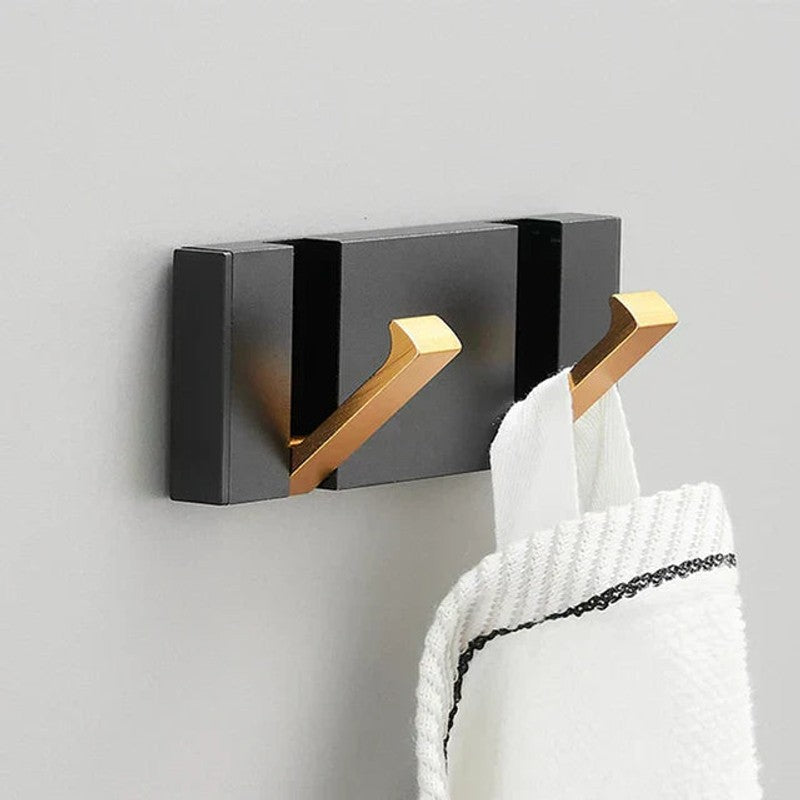 Foldable Wall-Mounted Hook Rack - Fold-Flat Hooks