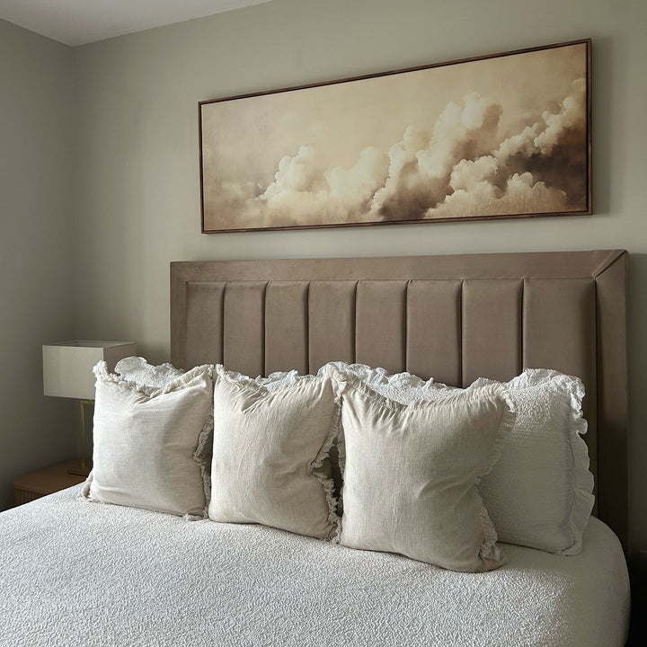 Frill Cotton Linen Cushion Cover | Soft Nordic Ruffle Cushion Cover