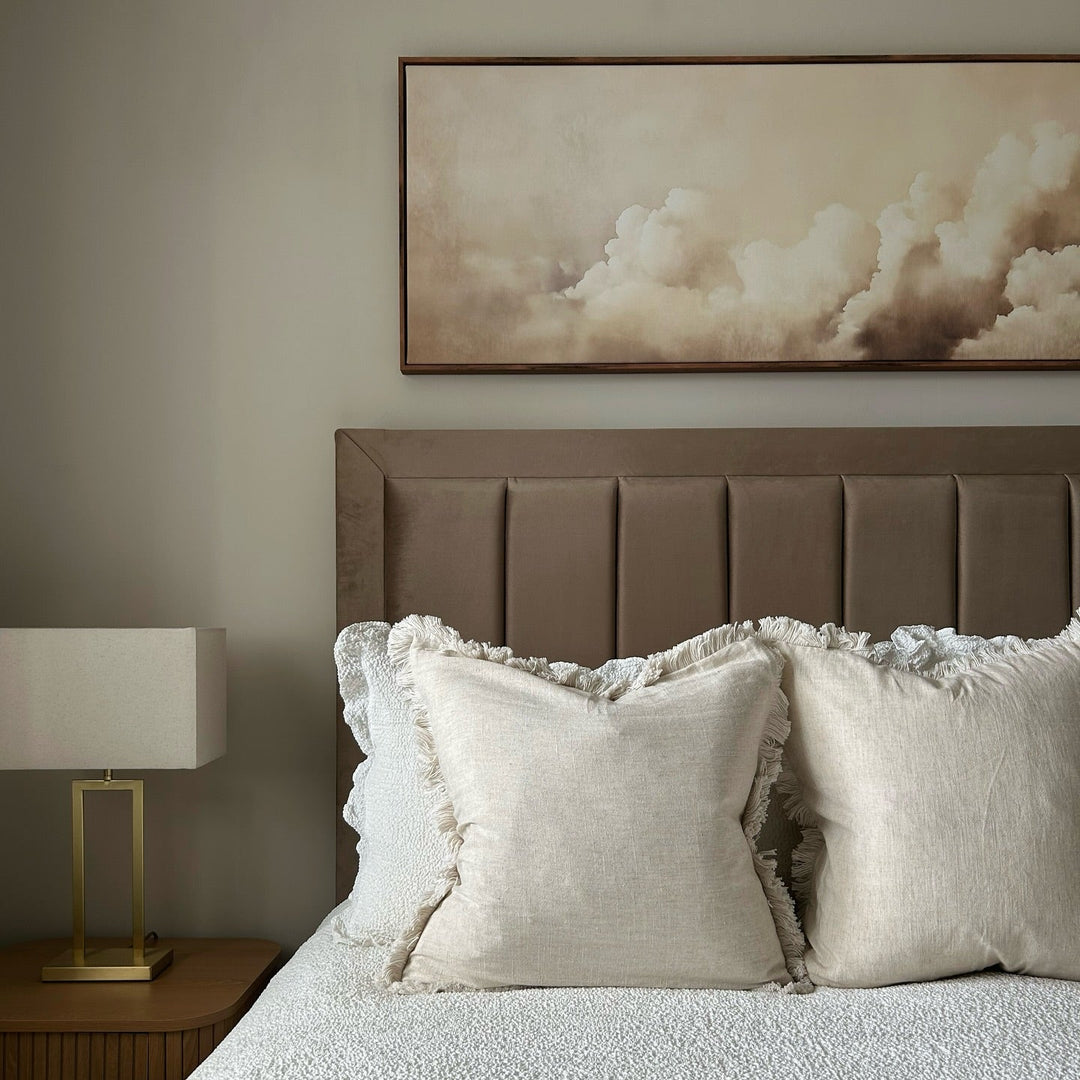 Frill Cotton Linen Cushion Cover | Soft Nordic Ruffle Cushion Cover