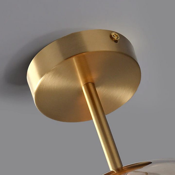 Glass Globe Ceiling Light | Modern Flush Mount Hallway Light
