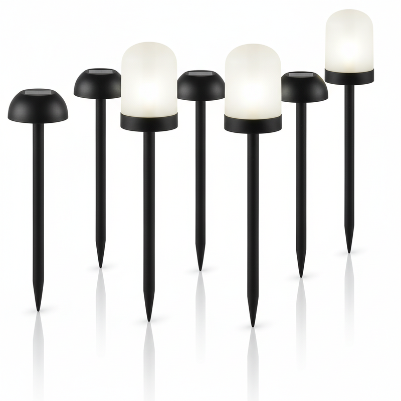 Glow Path Solar Stake Lights, Set of 6