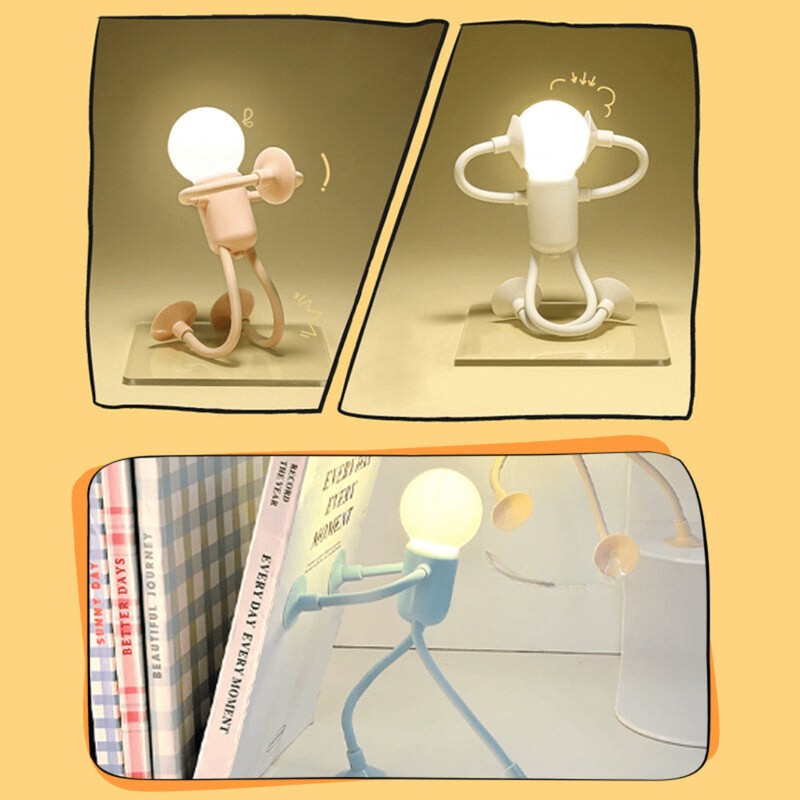 Interactive Night Light - Poseable LED Figure