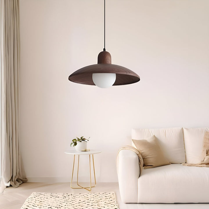 Kira | Wabi-Sabi Iron Walnut Pendant Light