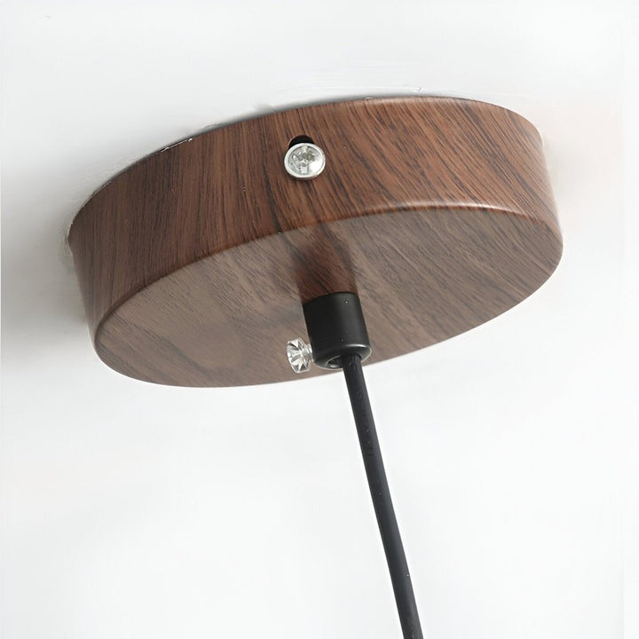 Kira | Wabi-Sabi Iron Walnut Pendant Light