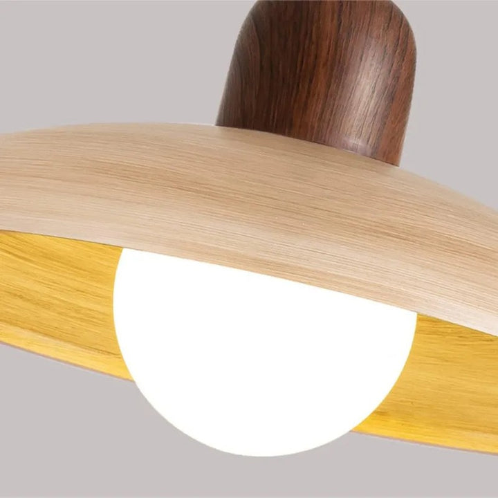 Kira | Wabi-Sabi Iron Walnut Pendant Light