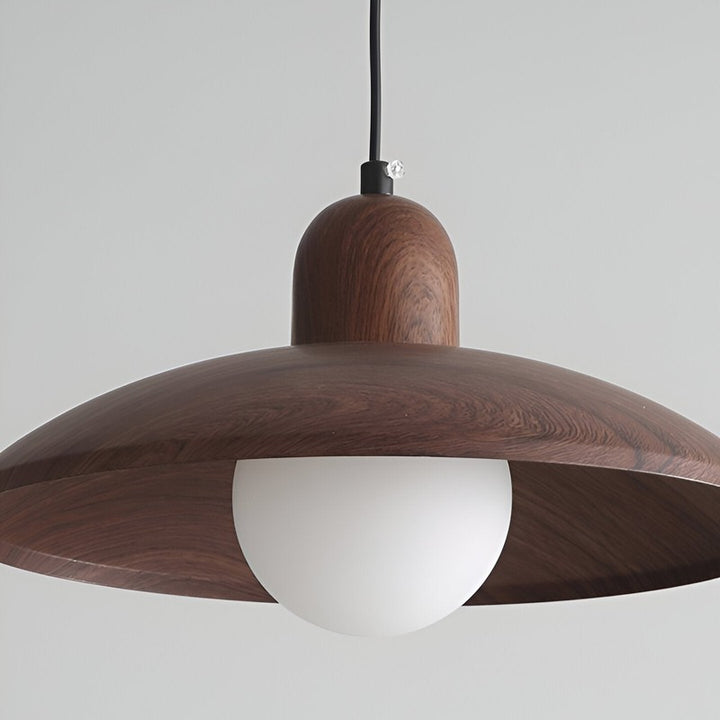 Kira | Wabi-Sabi Iron Walnut Pendant Light