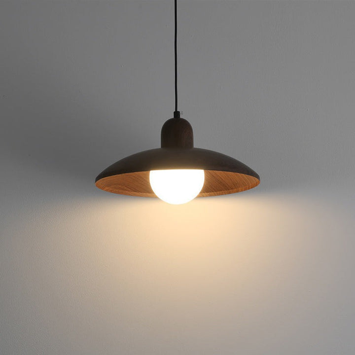 Kira | Wabi-Sabi Iron Walnut Pendant Light