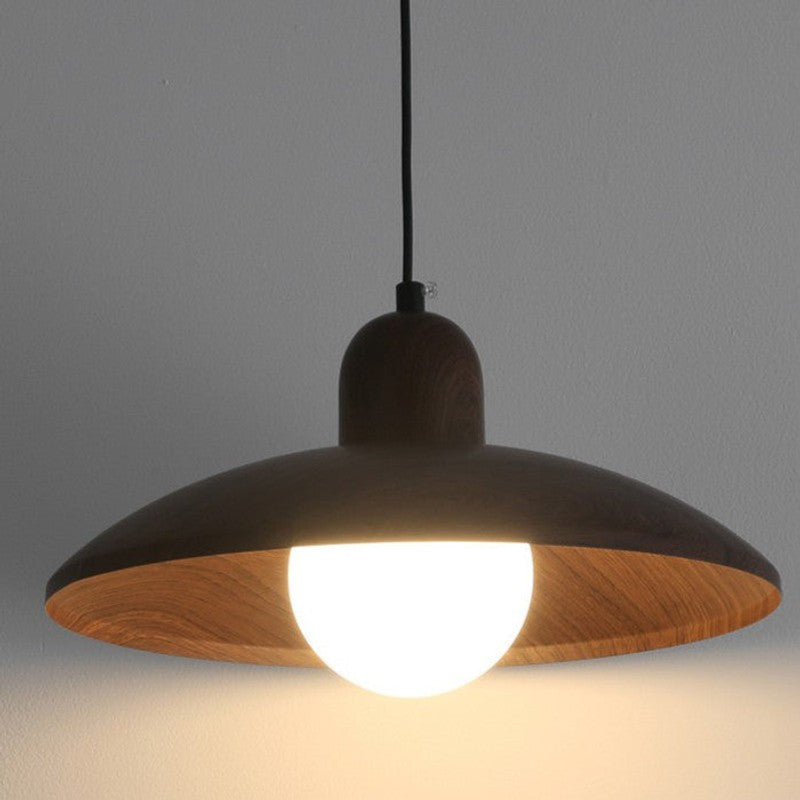Kira | Wabi-Sabi Iron Walnut Pendant Light