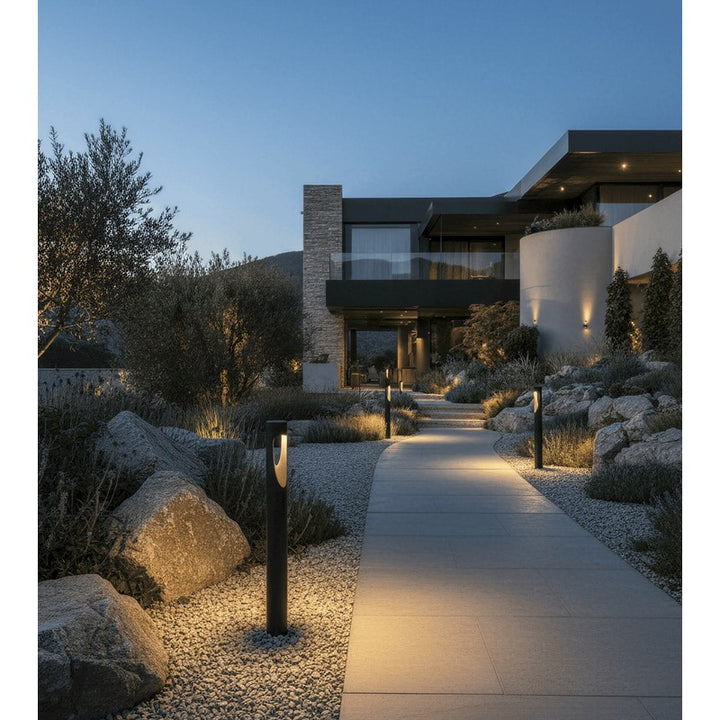 LED Outdoor Bollard Light - Black