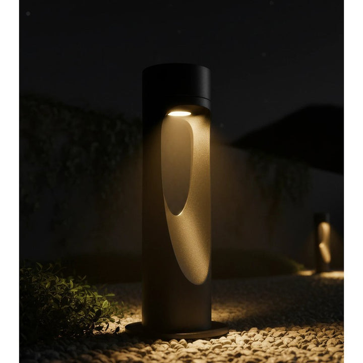 LED Outdoor Bollard Light - Black