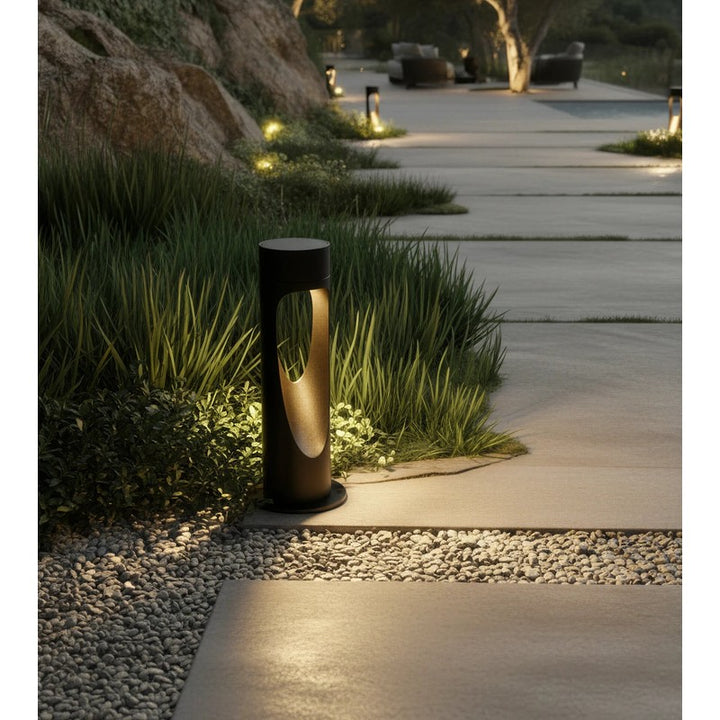 LED Outdoor Bollard Light - Black
