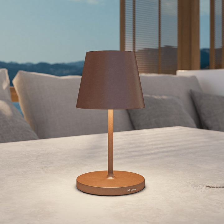 LED Table Lamp - Conical Shade with Touch Dimming