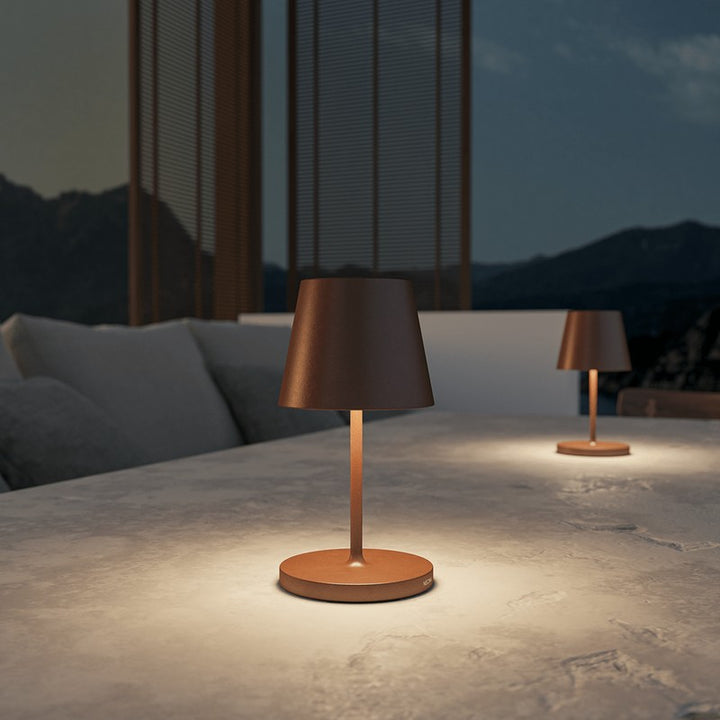 LED Table Lamp - Conical Shade with Touch Dimming