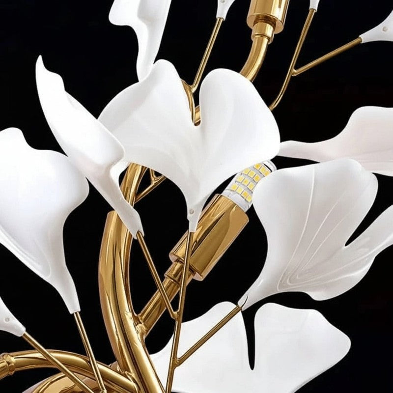 LED Wall Light Ginkgo Leaf - Branching Arms with Multiple Shades