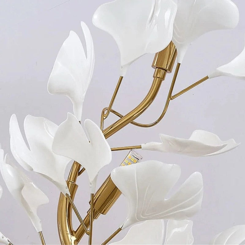 LED Wall Light Ginkgo Leaf - Branching Arms with Multiple Shades