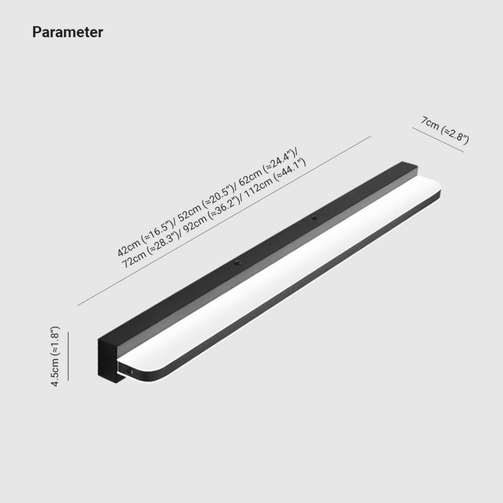 LED Wall Light - Rectangular Bar Shape