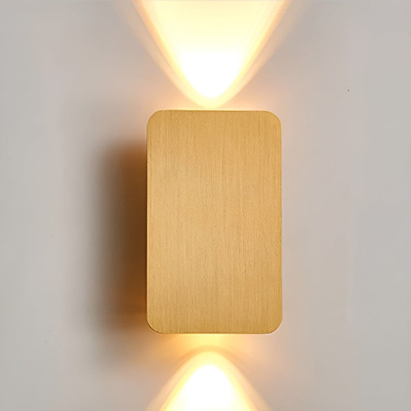 LED Wall Light - Rectangular Wall Sconce with Bi-Directional Light