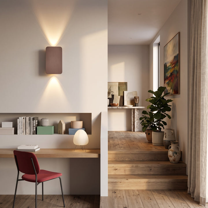 LED Wall Light - Rectangular Wall Sconce with Bi-Directional Light