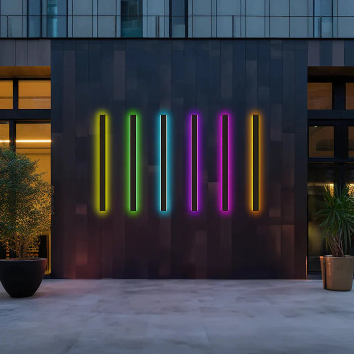 Linear LED Outdoor Wall Light | Modern Minimalist Bar Wall Light