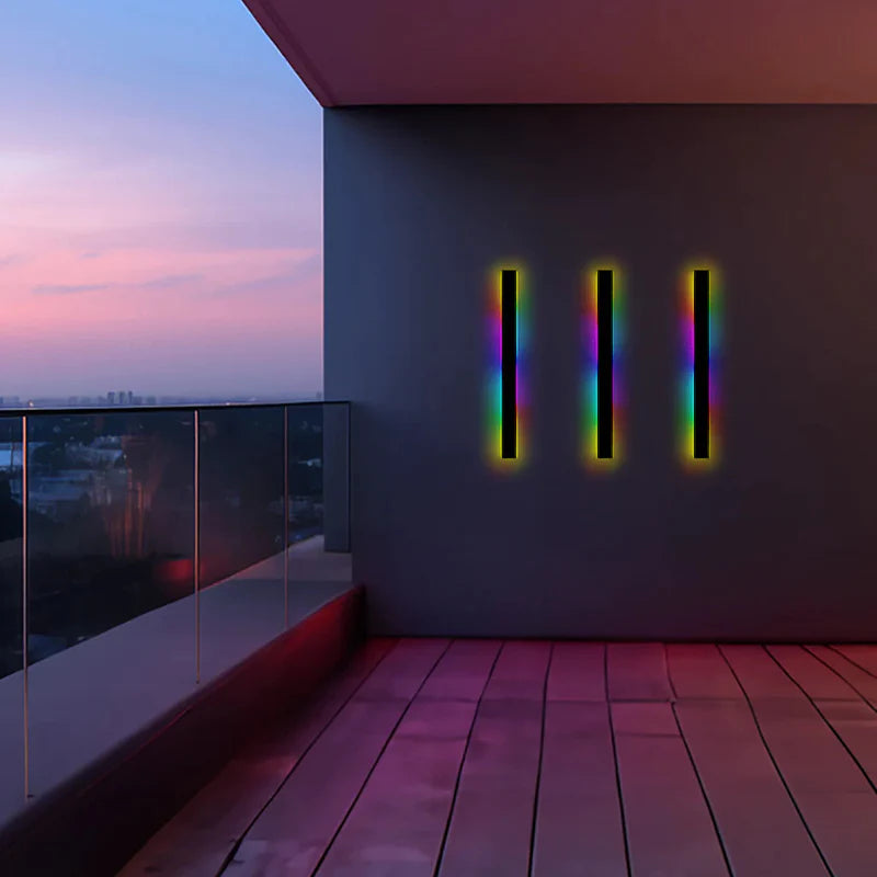 Linear LED Outdoor Wall Light | Modern Minimalist Bar Wall Light