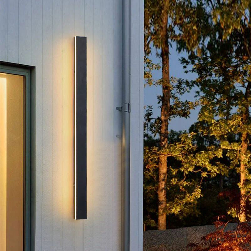 Linear LED Outdoor Wall Light | Modern Minimalist Bar Wall Light