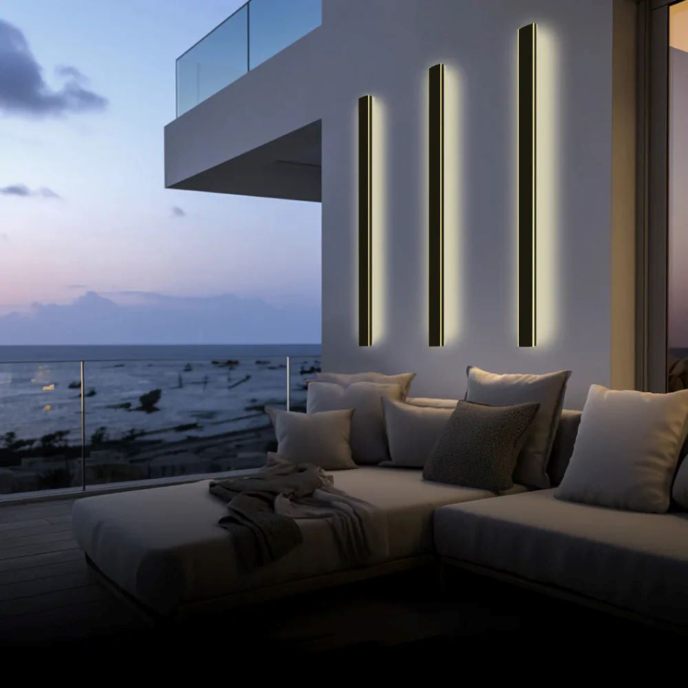 Linear LED Outdoor Wall Light | Modern Minimalist Bar Wall Light