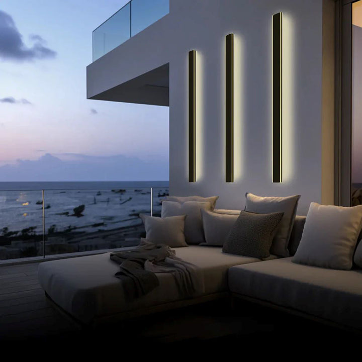 Linear LED Outdoor Wall Light | Modern Minimalist Bar Wall Light