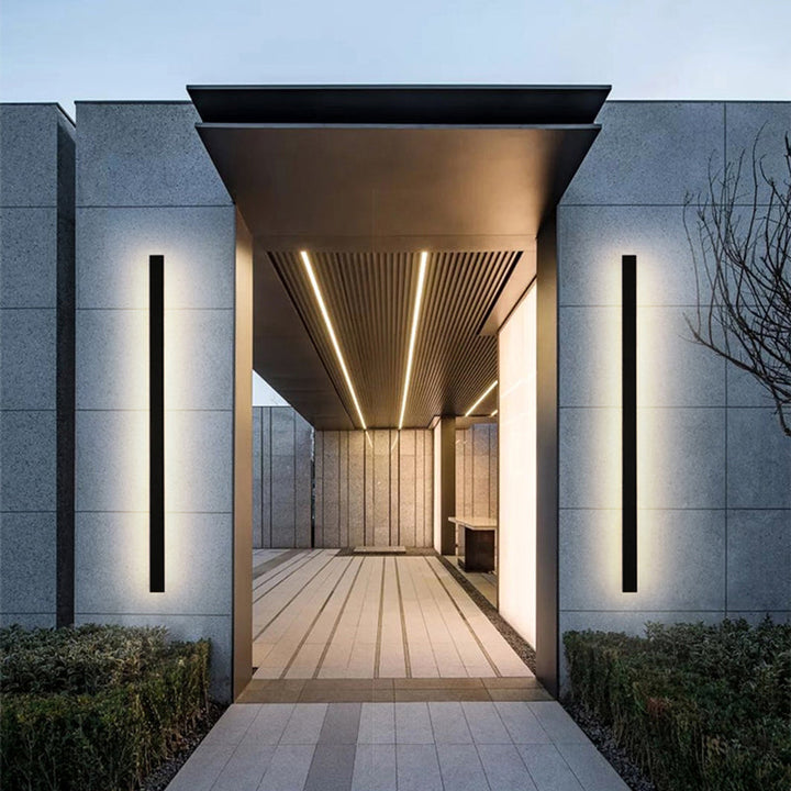 Linear LED Outdoor Wall Light | Modern Minimalist Bar Wall Light