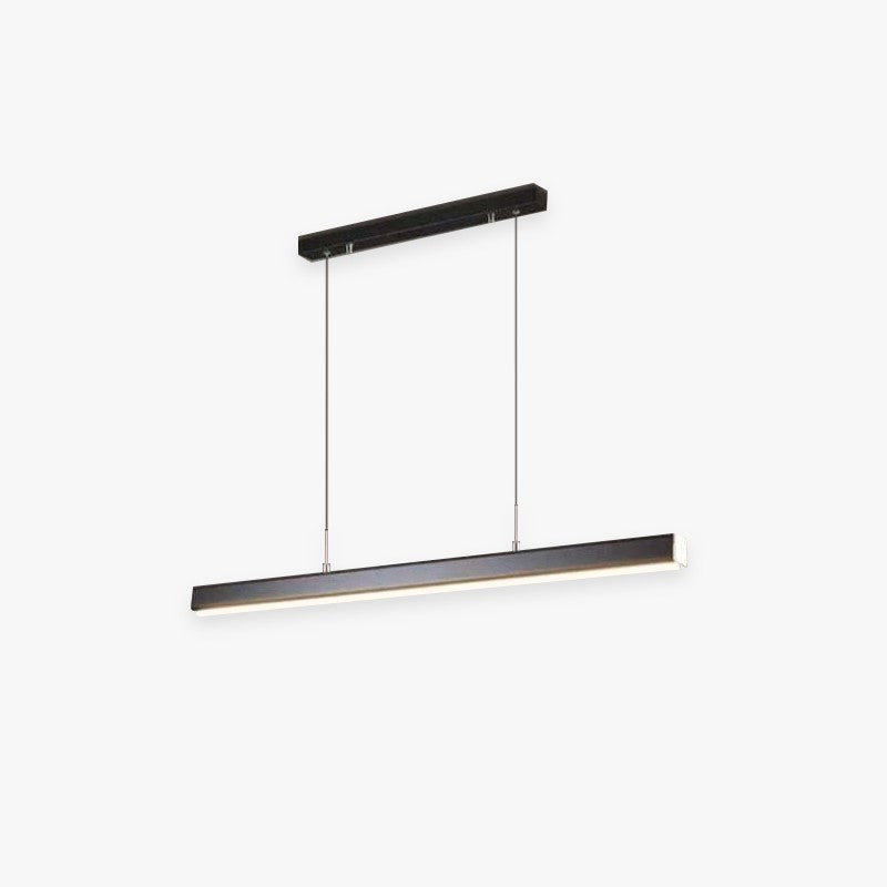 Linear LED Pendant Lamp - Modern Rectangular Bar