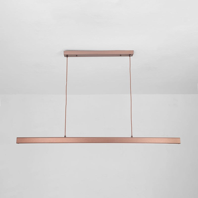 Linear LED Pendant Lamp - Modern Rectangular Bar