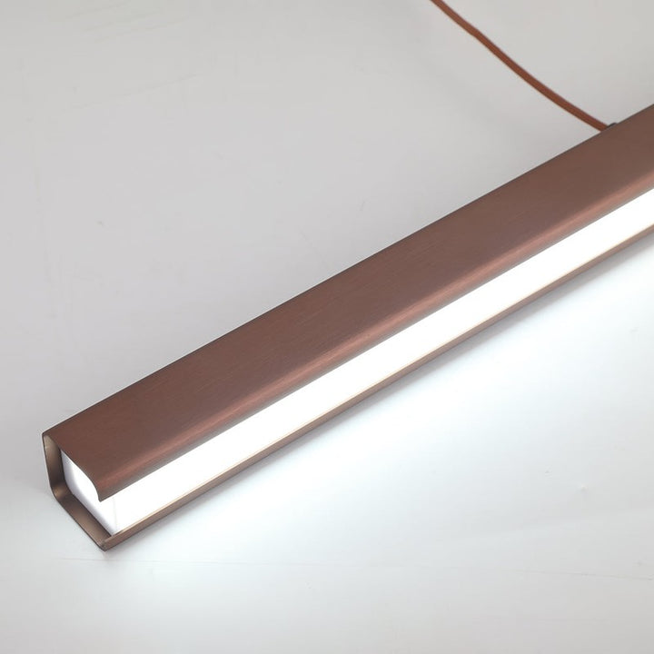 Linear LED Pendant Lamp - Modern Rectangular Bar