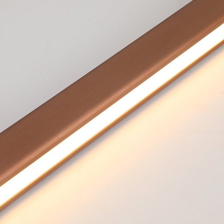 Linear LED Pendant Lamp - Modern Rectangular Bar