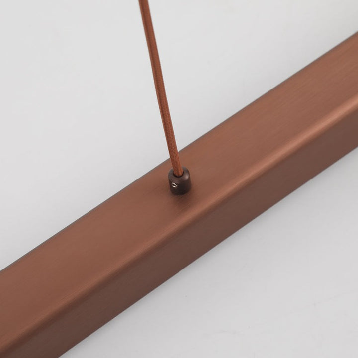 Linear LED Pendant Lamp - Modern Rectangular Bar