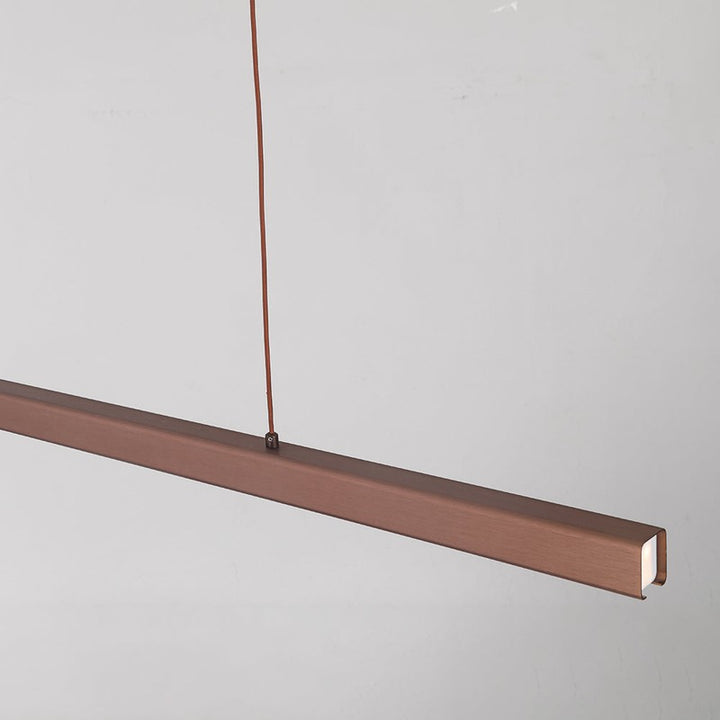 Linear LED Pendant Lamp - Modern Rectangular Bar