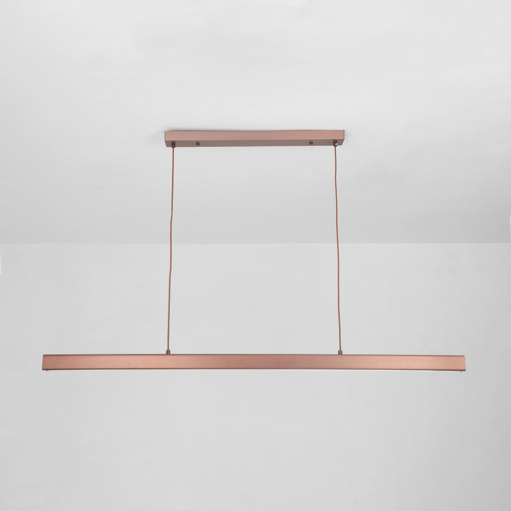 Linear LED Pendant Light | Minimalist Metal Kitchen Island Pendant