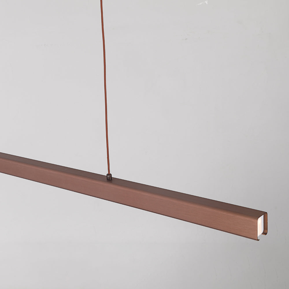 Linear LED Pendant Light | Minimalist Metal Kitchen Island Pendant