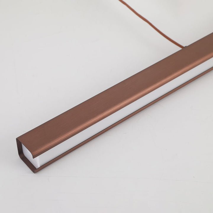 Linear LED Pendant Light | Minimalist Metal Kitchen Island Pendant