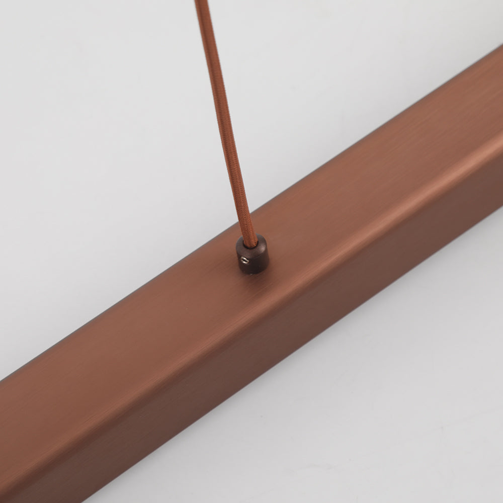 Linear LED Pendant Light | Minimalist Metal Kitchen Island Pendant