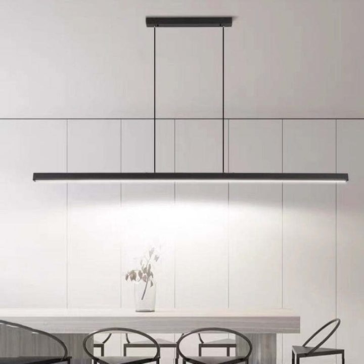 Linear LED Pendant Light | Minimalist Metal Kitchen Island Pendant